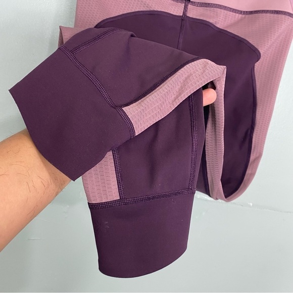 Athleta Allyson‎ Felix Legend Mesh 7/8 Tight Agate Purple Leggings Sz S 599169 - Picture 8 of 8